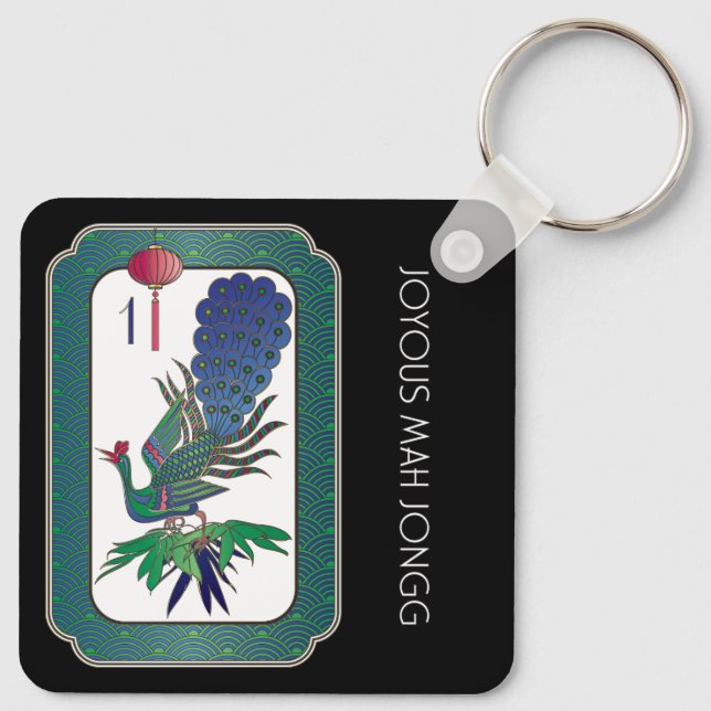 Mah Jongg Holiday Schlüsselanhänger (Rückseite)