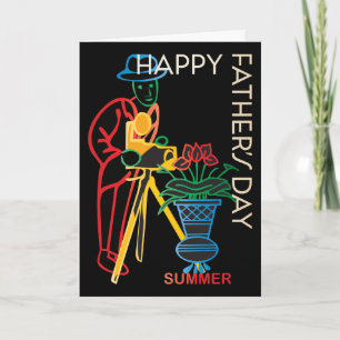 Mah Jongg Jahr Vaterkarte Dankeskarte