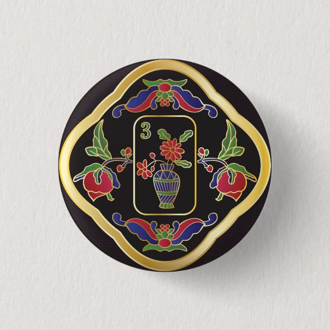 Mah Jongg Jewelry Button (Vorderseite)