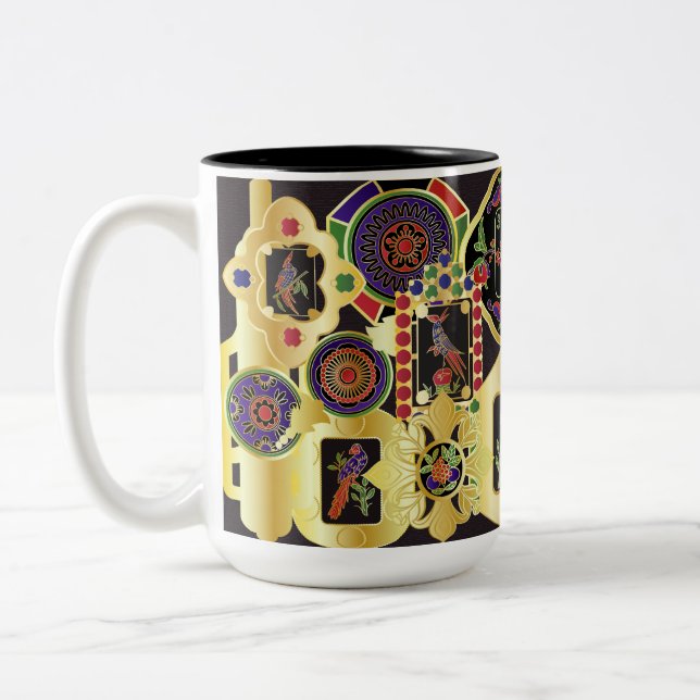 Mah Jongg Jewelry Tasse (Links)