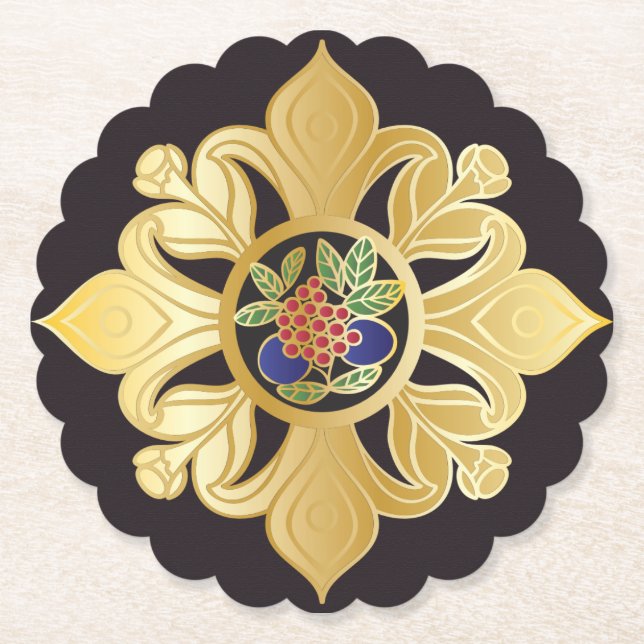 Mah Jongg Jewelry Untersetzer (Vorderseite)