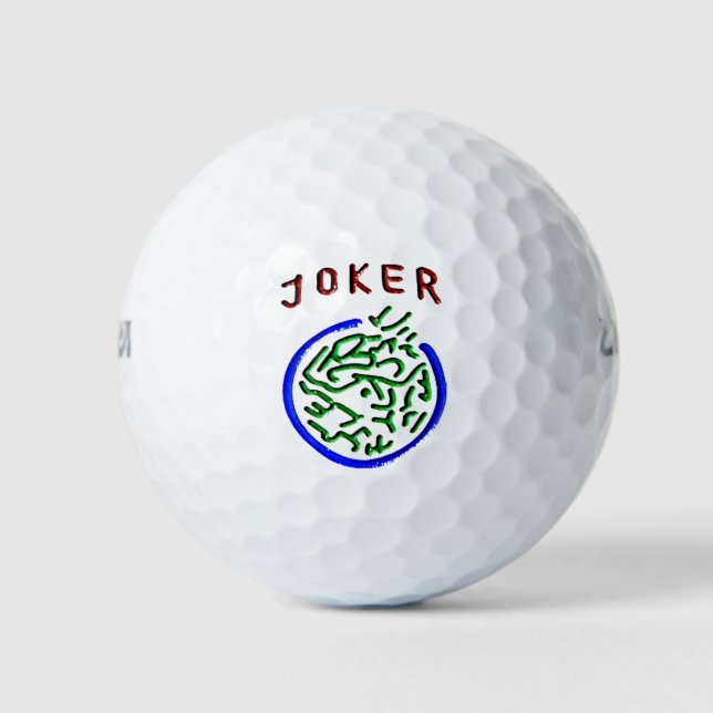 Mah Jongg Joker Golf Ball (Vorderseite)