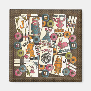 Mah Jongg Joker Magnet