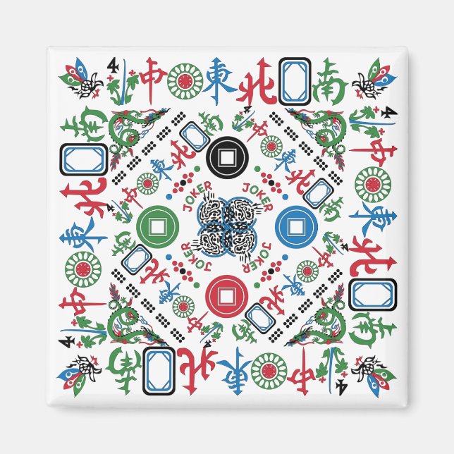 Mah Jongg Joker Magnet (Vorne)