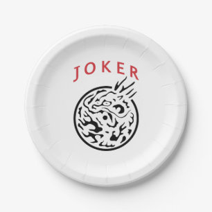 Mah Jongg Joker Paper Disc Pappteller
