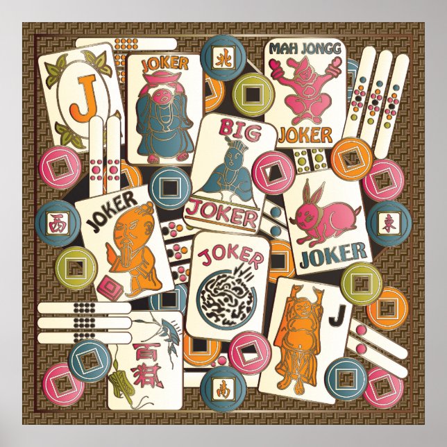 Mah Jongg Joker Poster (Vorne)