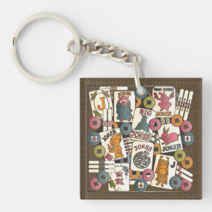 Mah Jongg Joker Schlüsselanhänger