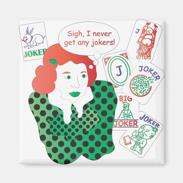Mah Jongg Jokers Magnet (Vorne)