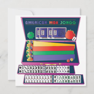 Mah-Jongg-Koffer-Flachkarte