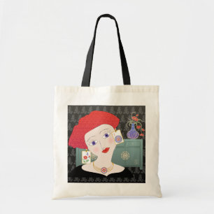 Mah Jongg Lady 01 Tote Bag Tragetasche