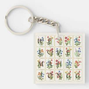 Mah Jongg Liebe Schlüsselanhänger