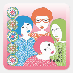 Mah Jongg Limerick Dots Stickers