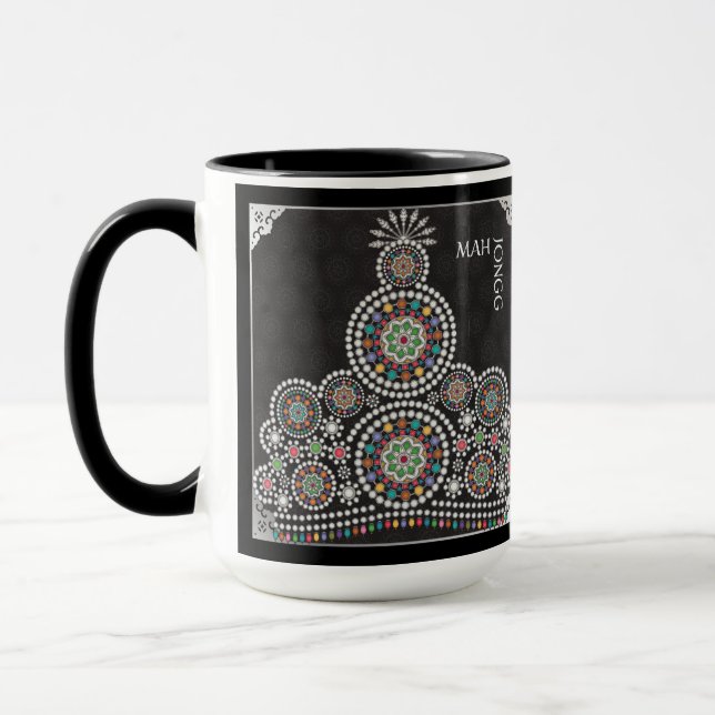 Mah Jongg Limerick Taj Tasse (Links)