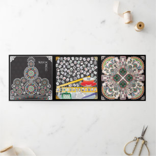 Mah Jongg Limericks 1 Trifold Card Dreifach Gefaltete Karte