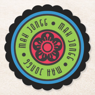 Mah Jongg Logo 1 Untersetzer