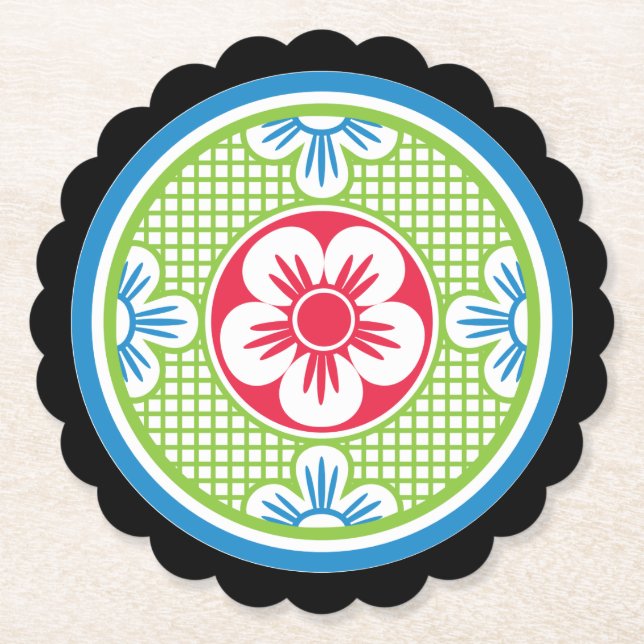 Mah Jongg Logo 2 Untersetzer (Vorderseite)