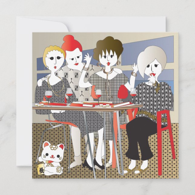 Mah Jongg MAHJ! Flache Karte (Vorderseite)