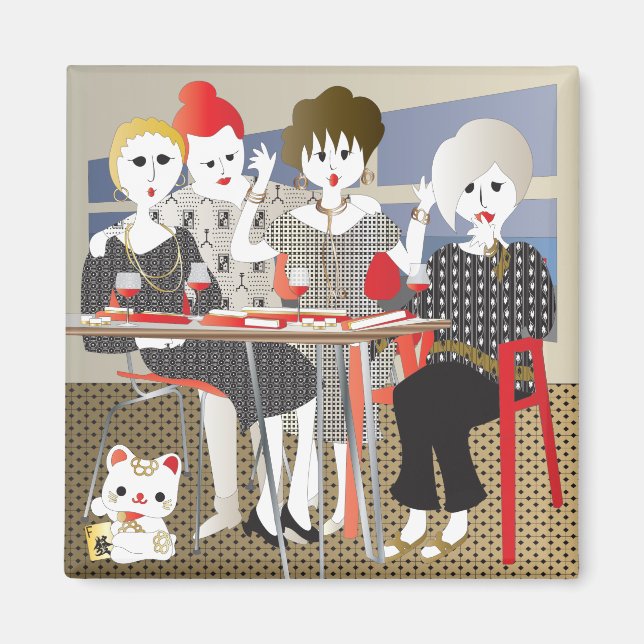 Mah Jongg MAHJ! Magnet (Vorne)