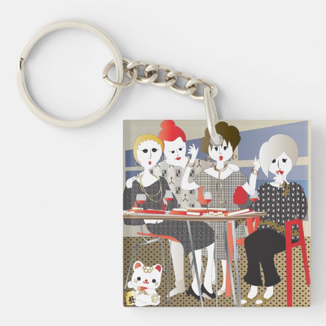 Mah Jongg MAHJ! Schlüsselanhänger (Vorderseite)