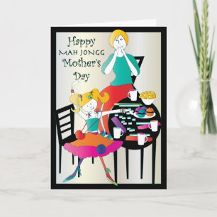 Mah Jongg Muttertag 2 Karte