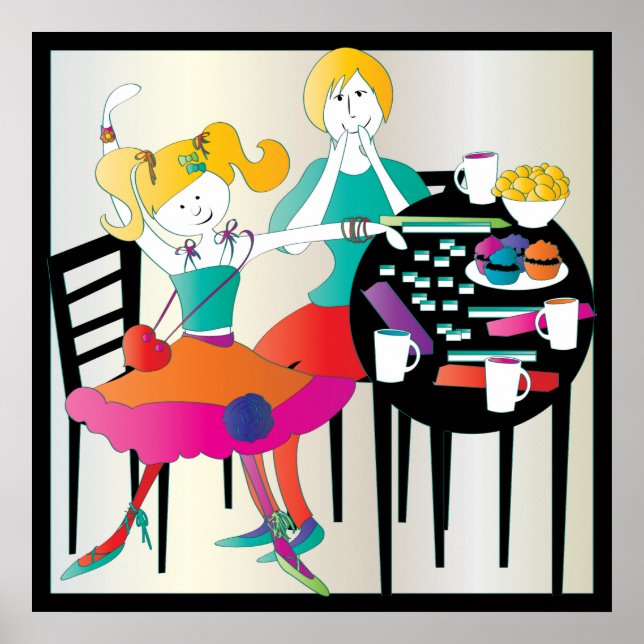 Mah Jongg Muttertag 2 Poster (Vorne)