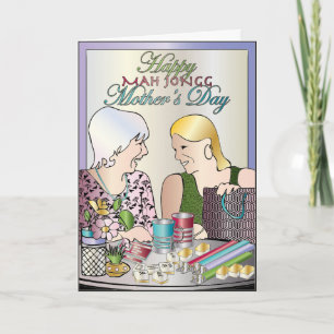 Mah Jongg Muttertag Karte