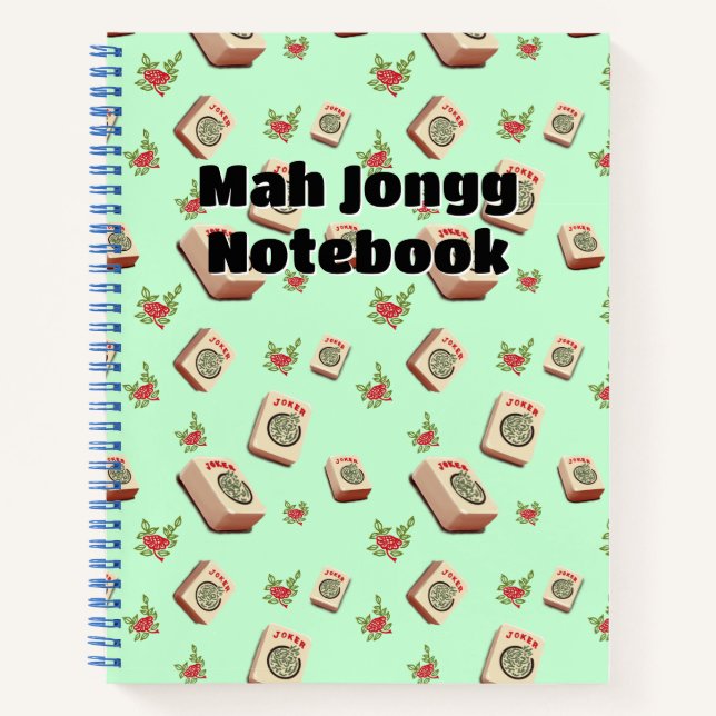 Mah-Jongg-Notizbuch Notizbuch (Vorderseite)