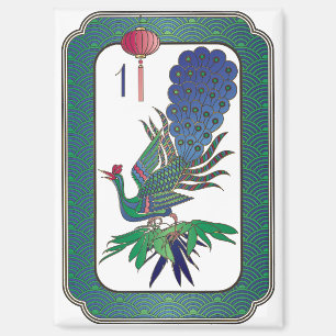 Mah Jongg One Bam Magnet