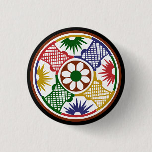 Mah Jongg One Circle Button