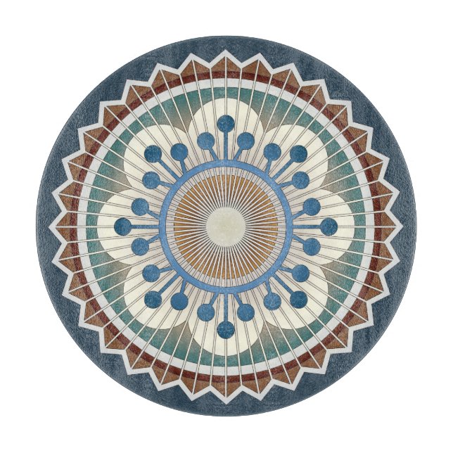 Mah Jongg One Dot Cutting Board Schneidebrett (Vorderseite)