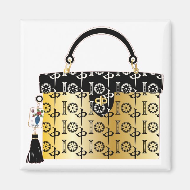 Mah Jongg Purse Magnet (Vorne)