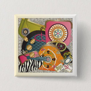 Mah Jongg Purses Button