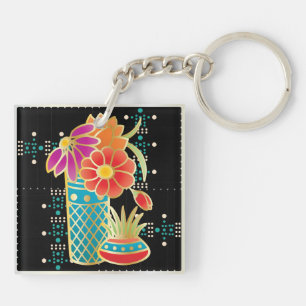 Mah Jongg Red Schlüsselanhänger