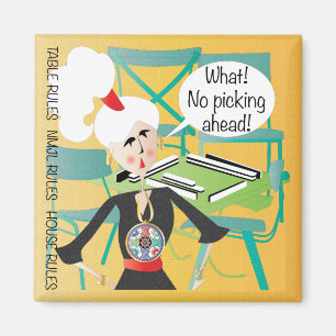 Mah Jongg-Redewendungen, die sich vorspringen Magnet