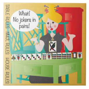 Mah Jongg Redewendungen Keine Joker Fliese