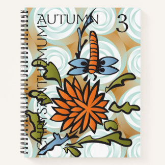 Mah Jongg Saasons Herbstbericht Notizbuch