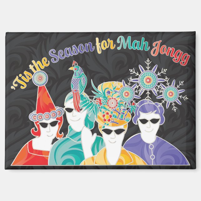 Mah Jongg Season Magnet (Vorderseite)