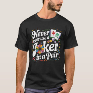 Mah Jongg-Spielsteine Set Liebhaber Mahjong Karten T-Shirt