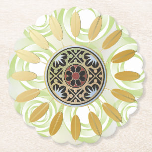 Mah Jongg Sternexplosion Dots Untersetzer