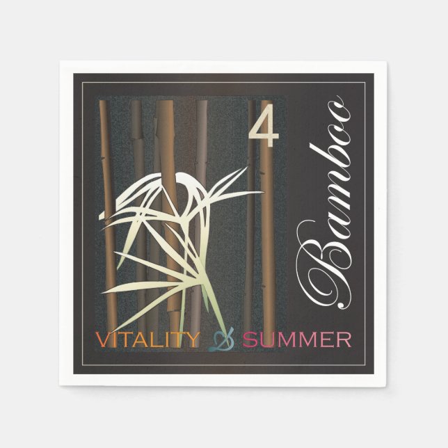 Mah Jongg Summer Serviette (Vorderseite)