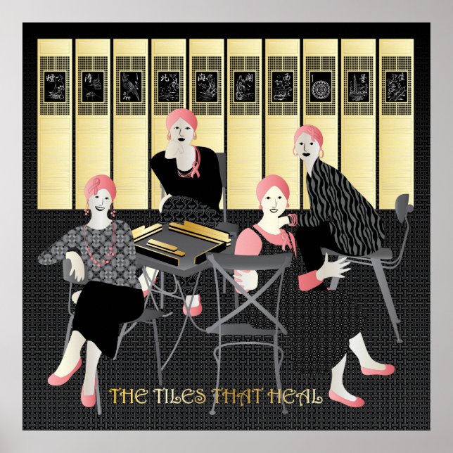 Mah Jongg The Tiles That Heal Poster (Vorne)