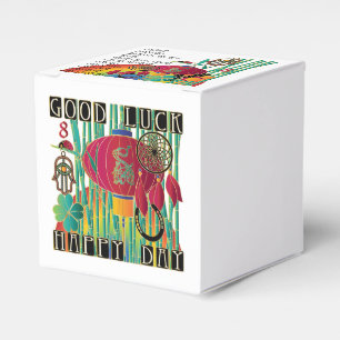 Mah Jongg Viel Glück Happy Day Geschenkschachtel