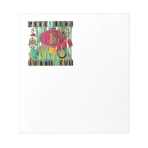 Mah Jongg Viel Glück Happy Day Notizblock