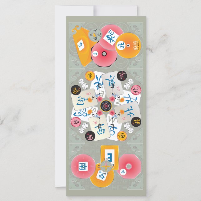 Mah Jongg Winds Flat Card (Vorderseite)