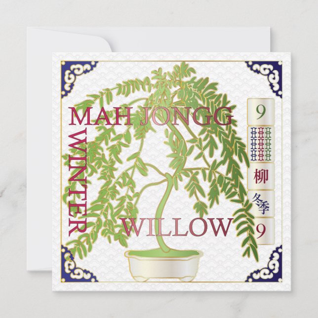 Mah Jongg Winter Willow (Vorderseite)