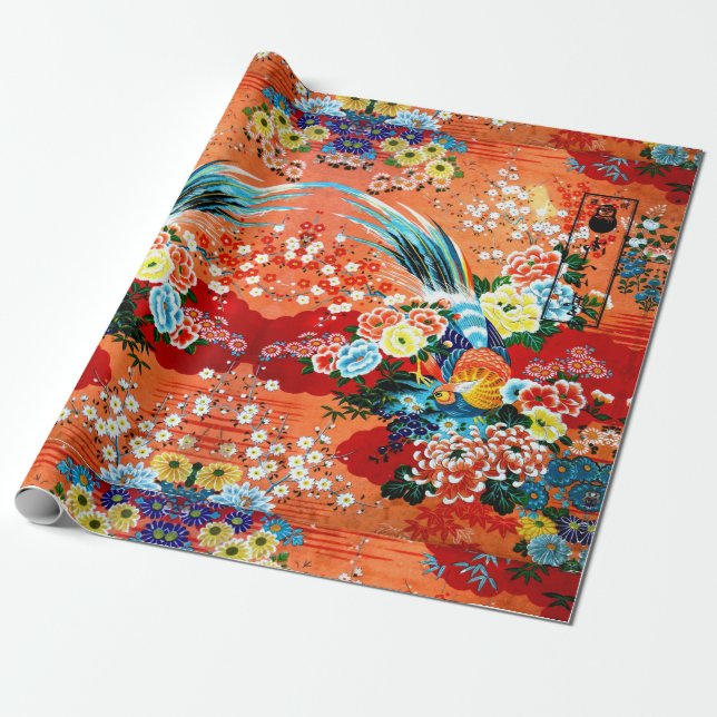 Mah Jongg Wrapping Paper Geschenkpapier (Ungerollt)