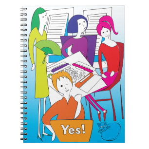 Mah Jongg Yes Notebook Notizblock