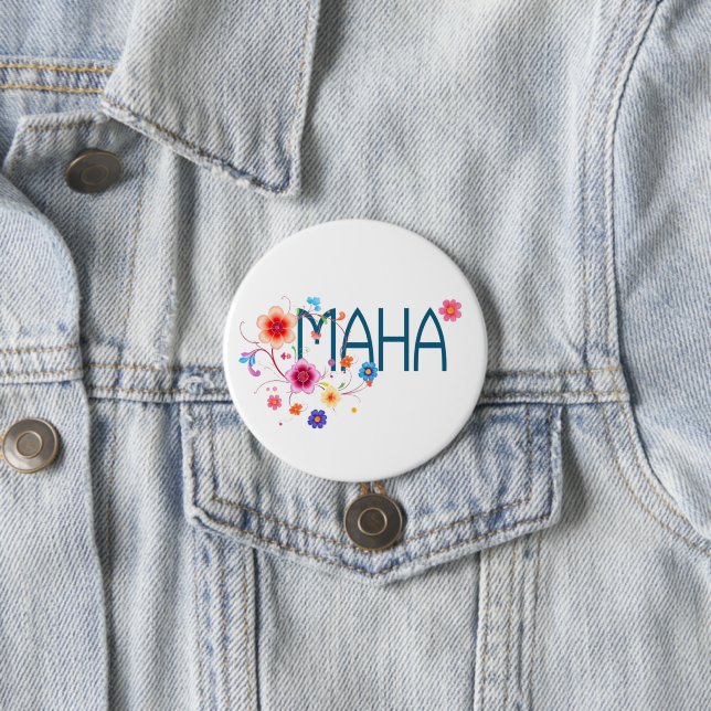 MAHA Floral Button (Beispiel)