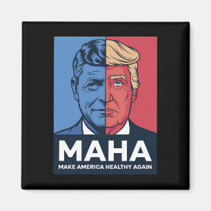MAHA Mach Amerika wieder gesund Trump 2024 Magnet
