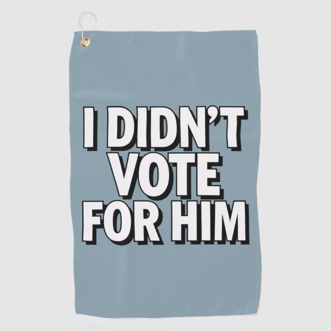 MAHA macht Amerika wieder gesund patriotisch Golfhandtuch (Vorderseite)